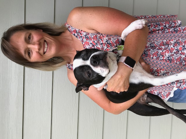 kristina and her dog